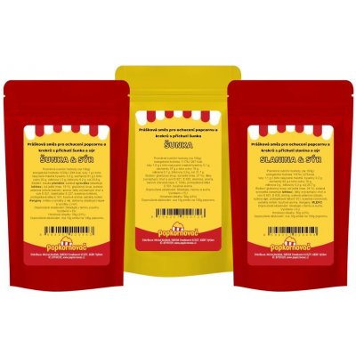 Popkornovač.cz Klasik balíček příchutí na popcorn 3x50g – Zboží Mobilmania