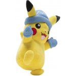 Jazwares Pokémon Pikachu se zimní čepicí cca 20 cm – Zboží Mobilmania