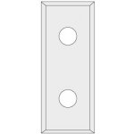 IGM IGM N012 Žiletka tvrdokovová Z4 - 50x9x1,5 UNI - N012-50045 – Zboží Dáma