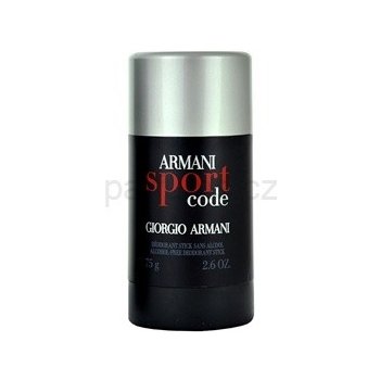 Giorgio Armani Black Code deostick 75 ml od 649 K Heureka.cz