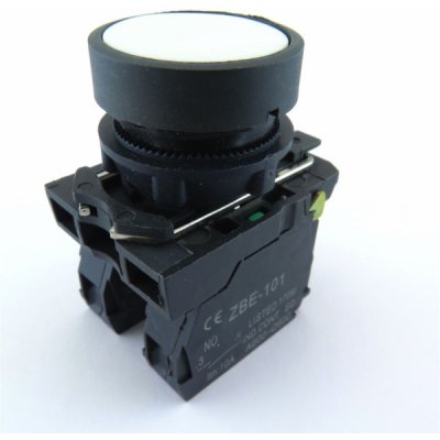 Schneider Electric XB5AA11 P/B,bílý,1N/O, zpětný návrat – Hledejceny.cz