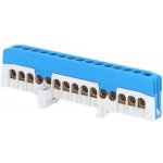 Eleman 1001290 Můstek N 15-F2 (svorkovnice 15x16mm2), krytý IP20, modrý, 63A, na DIN /2020272 – Hledejceny.cz