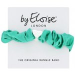 By Eloise London Silver Heart Silk Scrunchie barva Black – Zboží Mobilmania