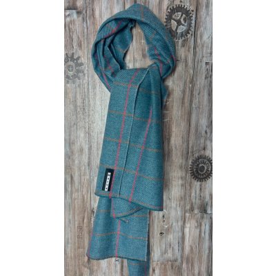 Vlněná šála světle modrá modrá – Zboží Dáma