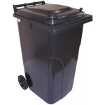 PK Group Plastová popelnice 240 l černá – Zboží Dáma