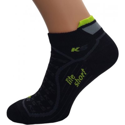 KS Lite Short nízké sportovní ponožky Černá – Zboží Mobilmania
