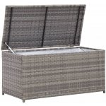 Shumee 100 x 50 x 50 cm polyratan šedý – Zboží Dáma