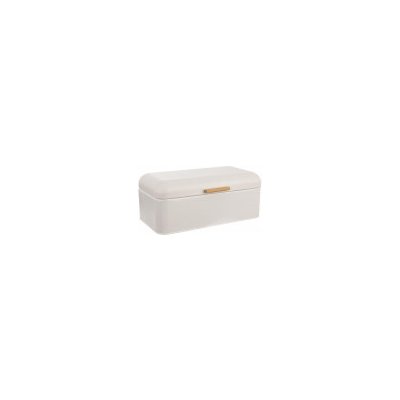 Orion Chlebník, plechový, box na pečivo, bílý s dřevěným madlem WHITELINE OR152460 – Sleviste.cz