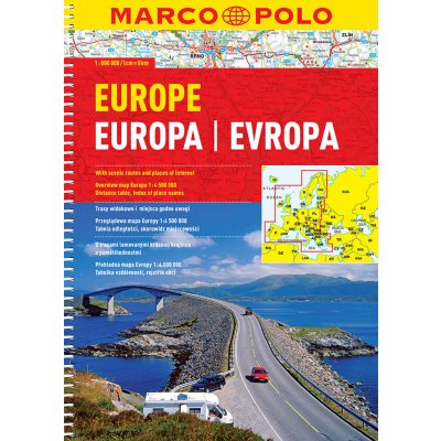 Evropa-Europa atlas-spirála MD 1:800T – Zbozi.Blesk.cz