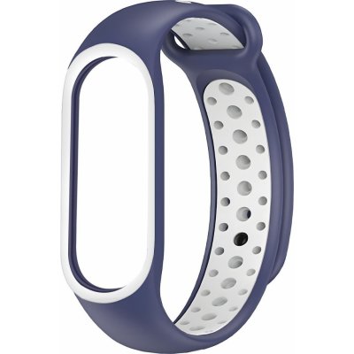 Eternico Sporty pro Xiaomi Mi band 5, 6, 7 aqua blue and white APW-XMI7SP-ABW – Sleviste.cz