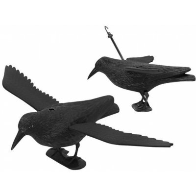 Bradas CTRL-BR102 Havran plastová 3D maketa na plašení ptáků – Zboží Dáma