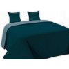 Přehoz Euromat přehoz na postel s VIGO II tmavě tyrkysově modré čtverce 220 x 240 cm