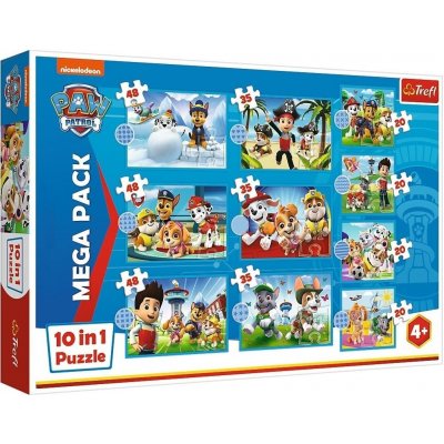 Trefl 10v1 Paw Patrol Tlapková patrola 960001 – Zboží Mobilmania