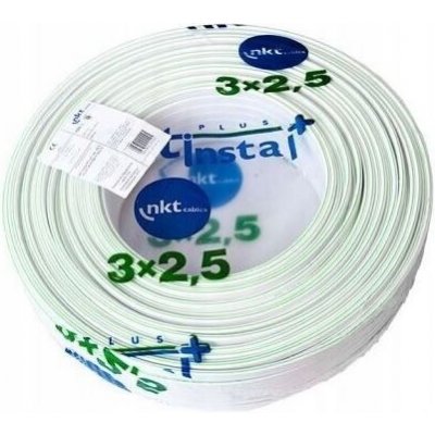 NKT Plochý instalační kabel YDYp 3x2,5 - 50m – Zboží Mobilmania