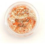 Starnails Rose Gold Flakes zdobicí vločky růžovo zlatá – Hledejceny.cz