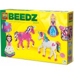 SES CREATIVE Kreativní set korálky zažehlovací 2100ks koně a princezny 06216 – Hledejceny.cz