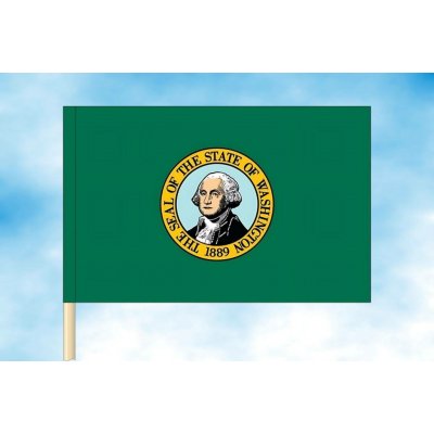 LIBEA, s.r.o. Washington vlajka Rozměr: 30×45 cm, Uchycení: Návlek na žerď – Hledejceny.cz