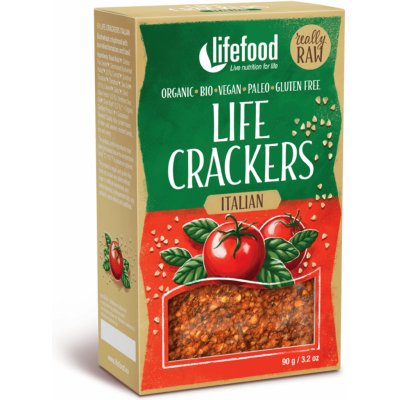 Lifefood Life crackers Italské Raw Bio 90 g