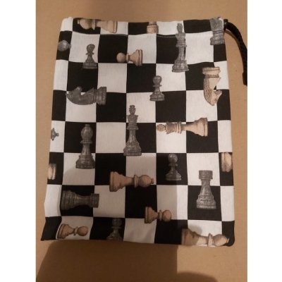 Plátěný sáček na šachové figurky – Zboží Dáma