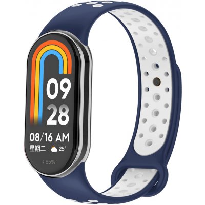 Eternico Sporty pro Xiaomi Smart Band 8 / 9 aqua blue and white APW-XMI8SP-ABW – Hledejceny.cz