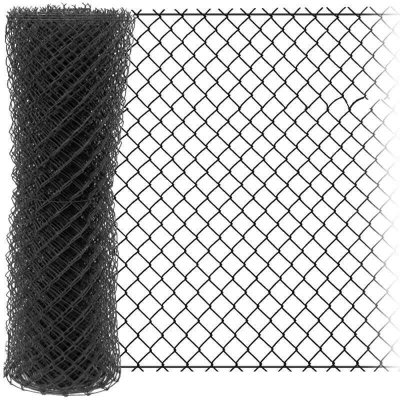 Pletivo čtyřhranné; zapletený drát; Zinek+PVC antracit; 25m Výška (mm): 1600 – Hledejceny.cz