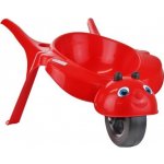 KHW Rolling Bee red dětské zahradní kolečko plastové červená – Zboží Mobilmania