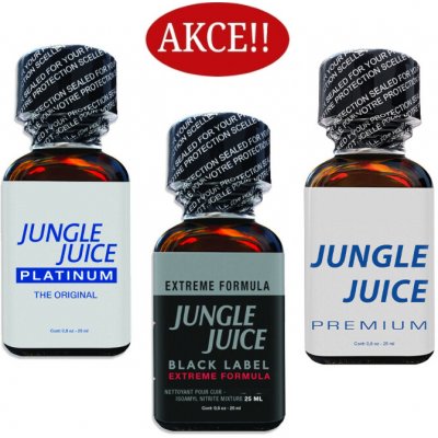 Jungle Juice Poppers Black Premium mix pack 3 x 24 ml – Sleviste.cz