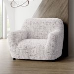 GA.I.CO bielastický potah na křeslo Vittoria smetanový 60 - 110 cm – Hledejceny.cz