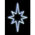 DecoLED LED světelná hvězda na vrchol stromu 45 x 70 cm ledově bílá – Hledejceny.cz