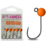 Delphin Wolframový Jig T-AREA BL Fluo Oranžový 5 ks 4mm/0,6g/#6 – Sleviste.cz