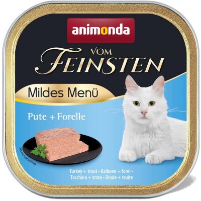 Vom Feinsten MILDES MENU pro kočky Turecko Pstruh 100 g – Zbozi.Blesk.cz