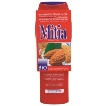 Mitia Bio mandlový olej regenerační tělové mléko 400 ml