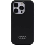 Audi Silicone Case iPhone 15 Pro Max black hardcase – Sleviste.cz