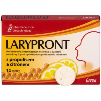 Larypront s propolisem a citrónem 24 tablet