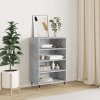 Regál a polička Prolenta Maison Exclusive Skříň highboard betonově šedá 57 x 35 x 90 cm kompozitní dřevo