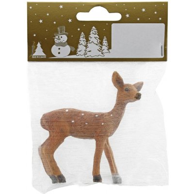 GEROMA Vánoční dekorace srnka polyresin hnědá 8 x 7 cm – Hledejceny.cz