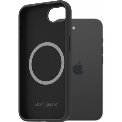 AlzaGuard Silicone Case Compatible with Magsafe pro iPhone 16e černý AGD-PCMS27B – Zboží Živě