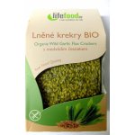 Lifefood Lněné krekry s medvědím česnekem BIO 90 g – Hledejceny.cz