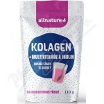 Allnature Kolagen s multivitamíny a inulinem příchuť malina a citron 110 g – Zboží Mobilmania