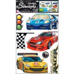 Samolepka Room Decor Závodní auta 70x42 cm – Zboží Dáma Samolepka Room Decor Závodní auta 70x42 cm – Zboží Dáma