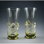 Krasglass studio historické pohárky zelené sklo 170 ml – Zboží Mobilmania