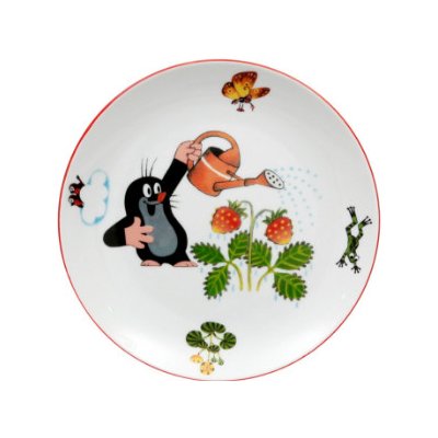 Thun 1794 Krteček a jahody mělký talíř 21 cm – Zboží Mobilmania