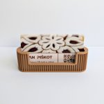 Stojan na vizitky | 3D doplňky do kanceláře Barva: Caramel, Vzor: Japandi – Hledejceny.cz