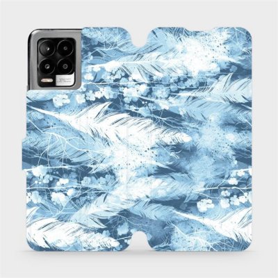 Mobiwear - Realme 8 - M058S Světle modrá horizontální pírka – Zbozi.Blesk.cz