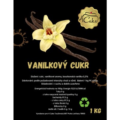 Dortisimo Vanilkový cukr 1 kg – Zbozi.Blesk.cz
