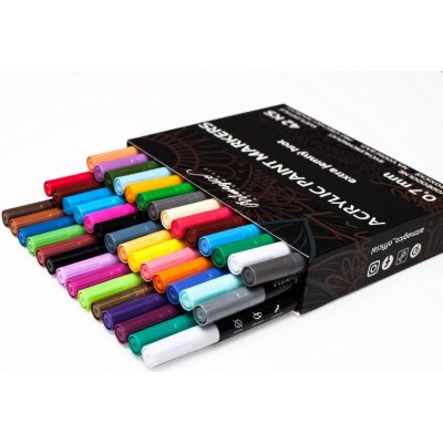 Artmagico akrylový popisovač 0,7 mm 24 ks 80043 – Zboží Živě