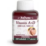 MedPharma Vitamin A + D 5000 I.U./400 I.U. 107 tablet – Hledejceny.cz