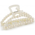 Skřipec do vlasů perlový Varianta: 2 perlová, Balení: 1 ks – Zboží Dáma