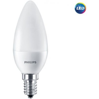 Philips LED žárovka LED E14 svíčka 7W = 60W 830lm 6500K Studená bílá – Hledejceny.cz