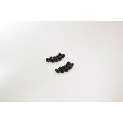 Kyosho Flat head Metallic Screws M3x8mm 10 – Hledejceny.cz